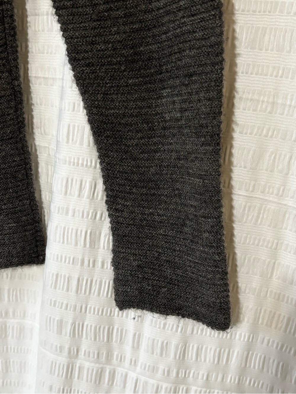 BEYOND THREADS Ribbed Cowlneck Pullover Sweater Gray Sz Large - Picture 4 of 9